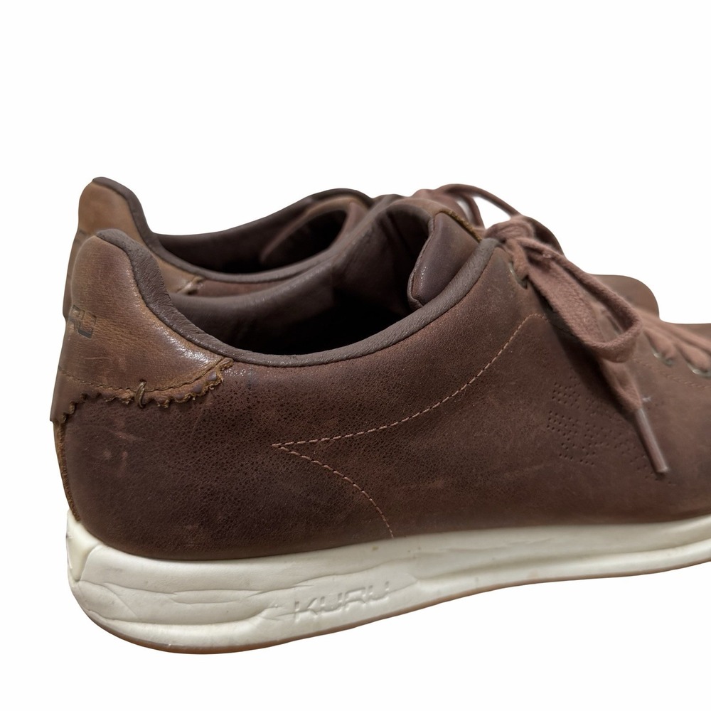 Kuru Roam Classic Court Leather Lace Up Sneaker Mens US 12 EU 46 Clove Brown - Picture 8 of 16
